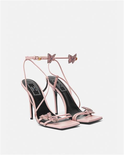 versace sandali farfalla|versace sandals.